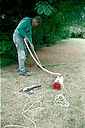 My father actually does vacuum the garden.